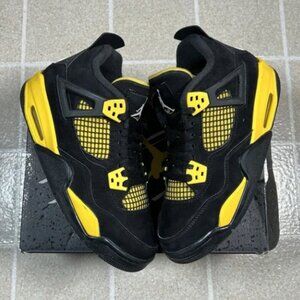 Nike Air Jordan 4 Retro Thunder Tour Yellow 408452-017 GS
